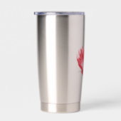Red Heart Love Burning Flame 保温保冷タンブラー (右面)