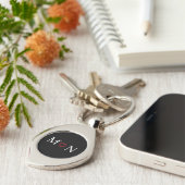 Red Heart monogrammed キーホルダー (側面)