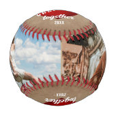 Red Heart Our First Christmas Together 2 Photo 野球ボール (正面)