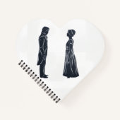 Red Heart Pride and Prejudice ノートブック (正面)