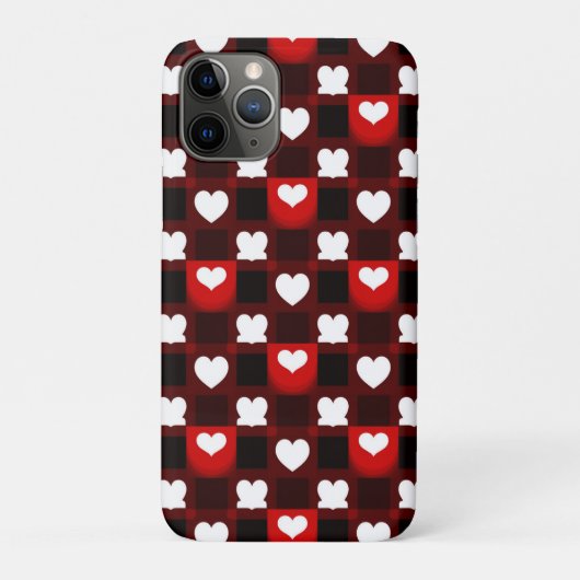 Red Heart Romantic Cute Love Aesthetic Design ❤️ Case-Mate iPhoneケース (裏)
