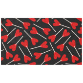 red heart shape lollipop candy テーブルクロス (正面(横))