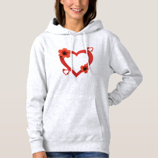 Red Heart T-Shirt ,Minimalist & Modern Design パーカ