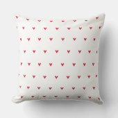 red heart throw pillow クッション (正面)