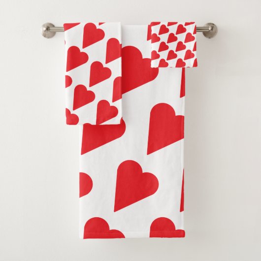 red heart towel set バスタオルセット (インサイチュ)