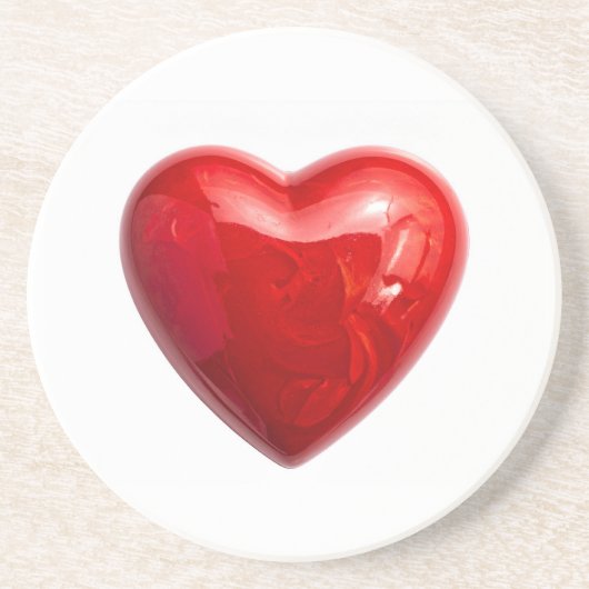 Red hearts コースター (正面)