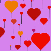 Red Hearts  ソックス