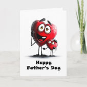Red Hearts Father’s Day Card シーズンカード (正面)