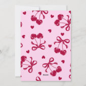 Red Hearts Love Holiday Cards シーズンカード (裏面)
