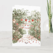 Red Hearts Love is in the air カード (裏面)