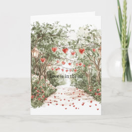 Red Hearts Love is in the air カード