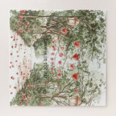 Red Hearts Love is in the air ジグソーパズル (横)