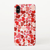 Red Hearts Mousepad iPhoneケース (裏面)