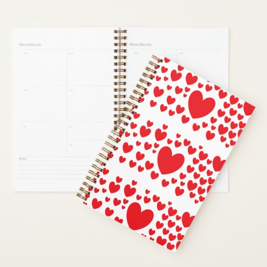 Red Hearts Planner  プランナー手帳 (ディスプレー)