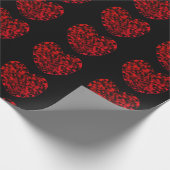 Red Hearts Wrapping Paper ラッピングペーパー (角)