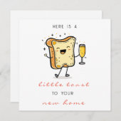 Red Here is a little toast to your new home シーズンカード (正面/裏面)