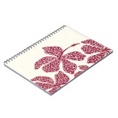 Red Hibiscus Art Floral  Notebook ノートブック (左側)