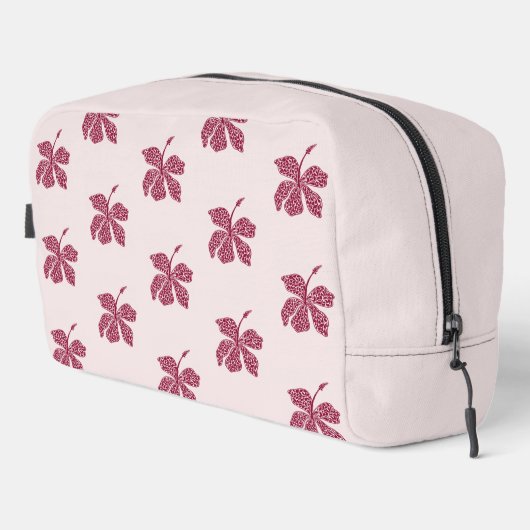 Red Hibiscus Floral Pattern  ドップキット (右コーナー)