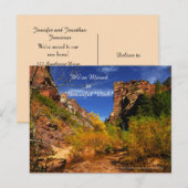 Red Hills Utah Landscape, New Address Announcement 案内ポストカード (正面/裏面)