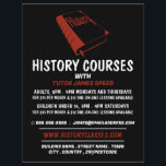 Red History Book、History Course 広告's チラシ<br><div class="desc">Red History Book、History Courseの広告Flyers By The Business Card Store.</div>
