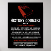 Red History Book、History Course 広告's ポスター (正面)