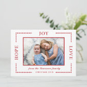 Red Hope Joy縁ど Love Christmasの写真 シーズンカード (スタンド正面)
