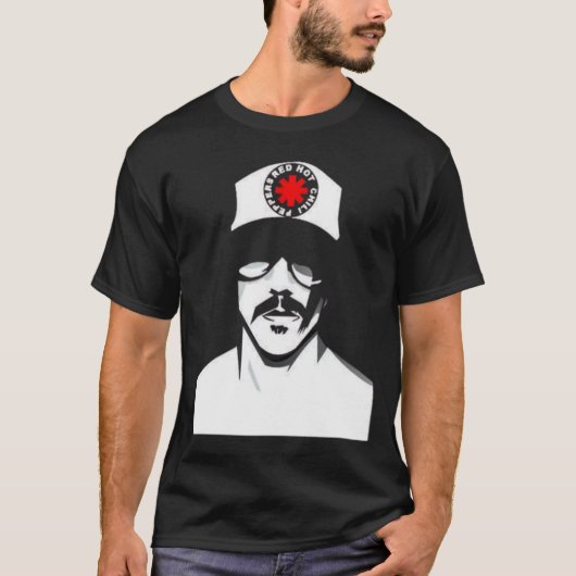 Red Hot Chili Peppers – Anthony Kiedis Silhouette  Tシャツ (正面)