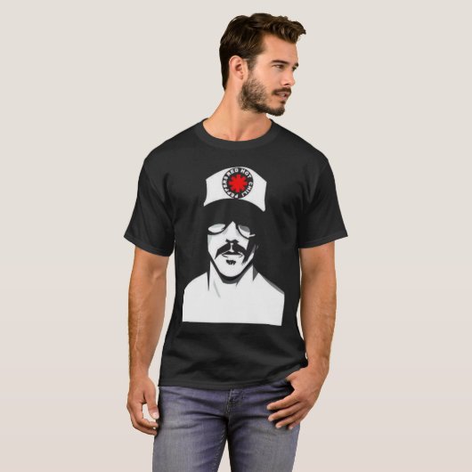 Red Hot Chili Peppers – Anthony Kiedis Silhouette Tシャツ (正面フル)