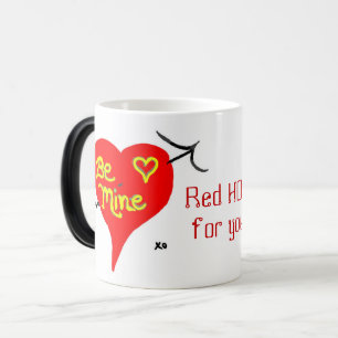 Red HOT for You Valentine's Day モーフィングマグカップ