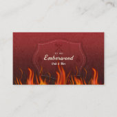 Red Hot Grill Business Card 名刺 (正面)