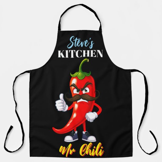 Red Hot Mr Chili  エプロン (正面)