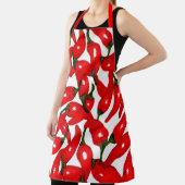 Red Hot Peppers Spicy  エプロン (インサイチュ)