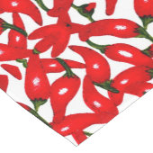 Red Hot Peppers Spicy  ショートテーブルランナー (コーナー)