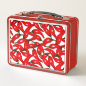 Red Hot Peppers Spicy  メタルランチボックス (正面)