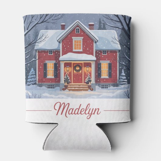 Red House Snow Can Sleeve 缶クーラー (裏面)