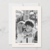 Red Illustrated Whimsical Wedding  セーブザデート (裏面)