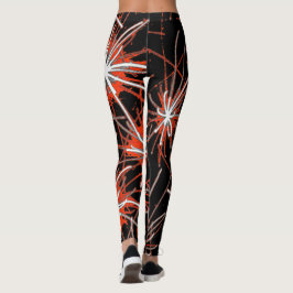 Red Impact Burst Leggings レギンス