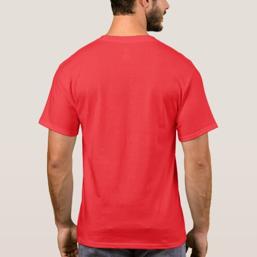 Red Instead Acceptance Of Autism Tシャツ (裏面)