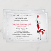 Red Invitation女性 招待状 (正面/裏面)