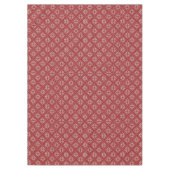 Red Jacquard Christimas Tablecloth テーブルクロス (正面)
