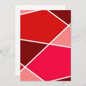 Red JanaiCreates Color Collection Invitation 招待状 (正面/裏面)