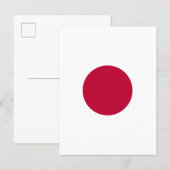 Red Japan Sun シーズンポストカード (正面/裏面)