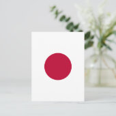 Red Japan Sun ポストカード (スタンド正面)