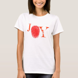 Red Joy指紋Tシャツ Tシャツ