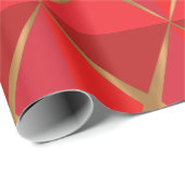 Red Joyoux Noel Wrapping Paper ラッピングペーパー (ロールコーナー)