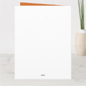 Red Junglefowl Living On My Own Terms Rooster カード (裏面)