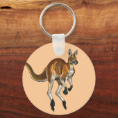 red kangaroo キーホルダー (正面)