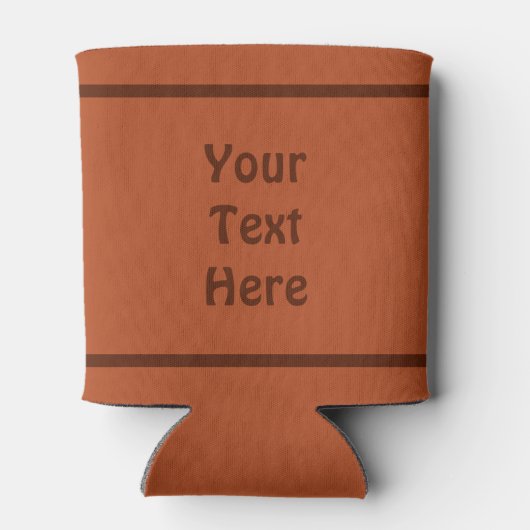 Red Kangaroo In Slouch Hat 缶クーラー (裏面)