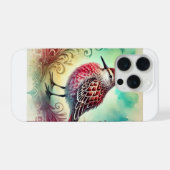 Red Knot 060824AREF130 - Watercolor iPhoneケース (裏面横)