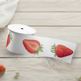 Red Lace Berry First Birthday  サテンリボン